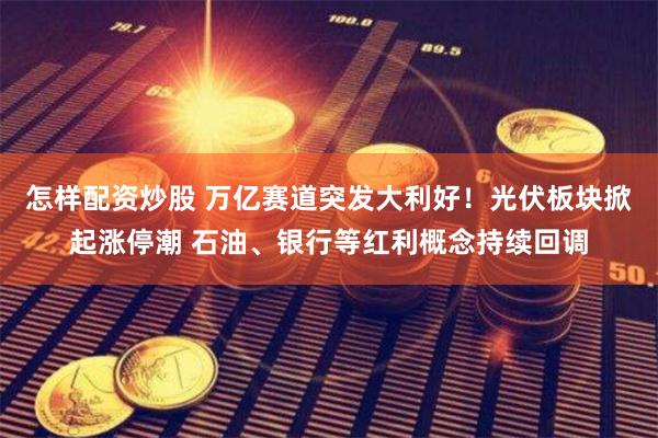 怎样配资炒股 万亿赛道突发大利好！光伏板块掀起涨停潮 石油、银行等红利概念持续回调